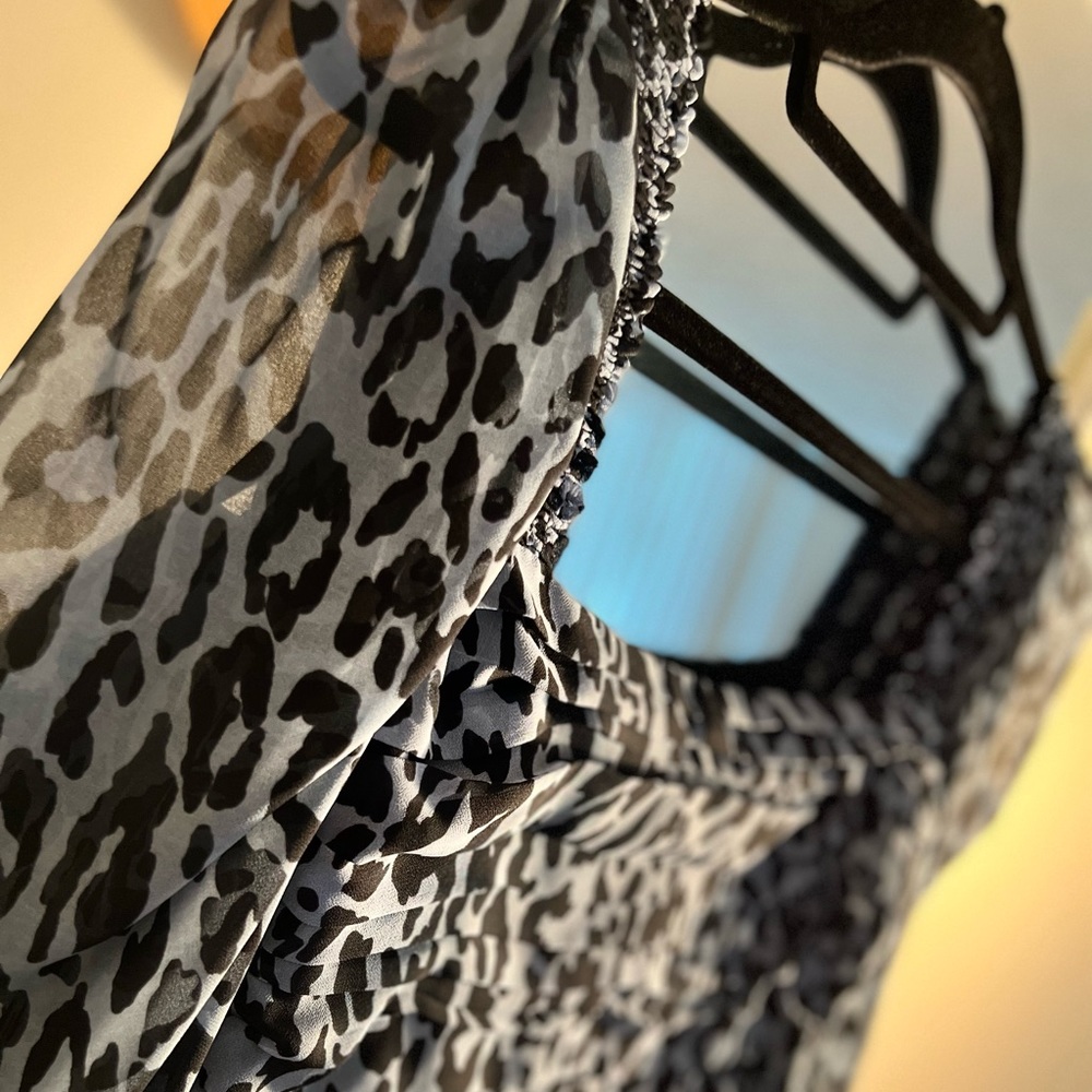 Animal Print Blouse